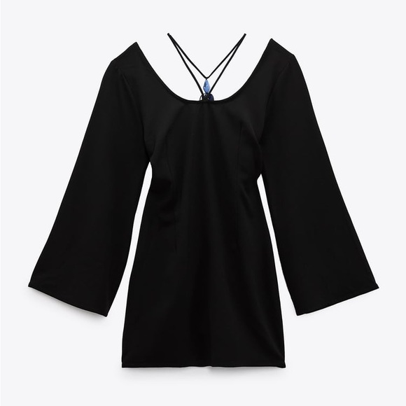Zara Black Stone Mini Dress - Picture 15 of 16
